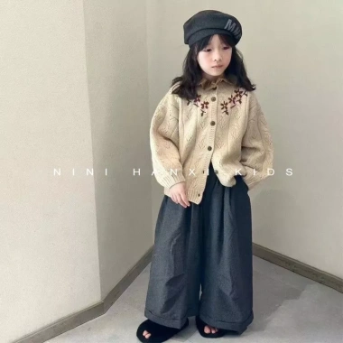Áo Cardigan Thêu Hoa Nặng Mori – Hàn Quốc, Dệt Kim Trà Sữa Sw, Giá 502.024₫ 6