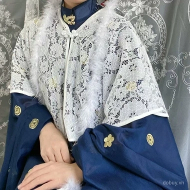 Áo choàng ren vintage thanh lịch cho phụ nữ, nhẹ, chống nắng, giá ưu đãi 132,178₫