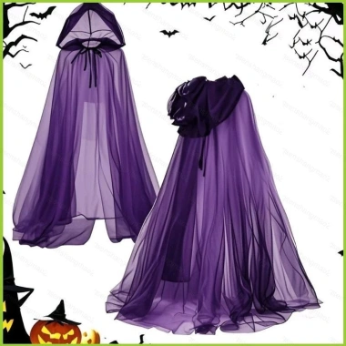 Áo choàng Scarlet Witch + mũ lưỡi trai Halloween - Vải cosplay, giảm còn 108k