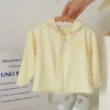 Áo chống nắng bé trai bé gái mũ nhẹ UV mùa hè pastel đa màu, giảm còn 110k 7