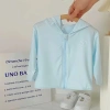 Áo chống nắng bé trai bé gái mũ nhẹ UV mùa hè pastel đa màu, giảm còn 110k 8
