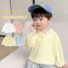 Áo chống nắng bé trai bé gái mũ nhẹ UV mùa hè pastel đa màu, giảm còn 110k 9