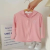 Áo chống nắng bé trai bé gái mũ nhẹ UV mùa hè pastel đa màu, giảm còn 110k 10