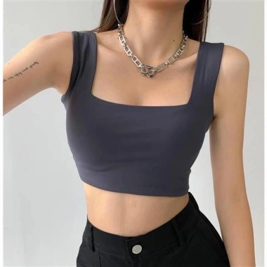 Áo cổ vuông cao cấp Mua 2 tặng dây chuyền thời trang chỉ 75.000₫ 2