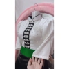 Áo cóm cổ đứng lụa mềm trắng tay lỡ bồng, đá nhỏ cổ, bấm hoa ngực - Đẹp dân tộc Thái, giá 320.000 5