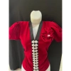Áo Cóm Nhung Cổ V Tay Nơ - Thiết kế Dân Tộc Thái, Giá ưu đãi 220.000₫ 3