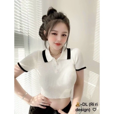 Áo Cratop Polo siêu xinh, vải gân chất lượng, giảm giá tới 22% chỉ 95.000đ