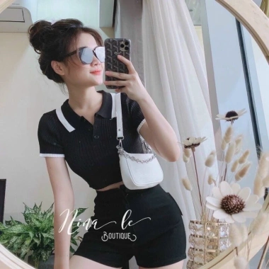 Áo Cratop Polo siêu xinh, vải gân chất lượng, giảm giá tới 22% chỉ 95.000đ