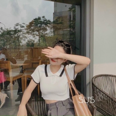 Áo Cratop Polo siêu xinh, vải gân chất lượng, giảm giá tới 22% chỉ 95.000đ