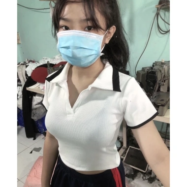 Áo Cratop Polo siêu xinh, vải gân chất lượng, giảm giá tới 22% chỉ 95.000đ