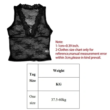 Áo Crop Top Backstreet ren viền cổ chữ V thêu hoa lưới không tay gợi cảm mùa hè 2