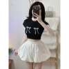 Áo Crop Top Hai Chiếc Nơ Hai Bên Xinh Xinh CR Haicaino - Giá Gốc 74.930, Giảm 59.000