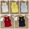 Áo Crop Top Hai Dây Mỏng Phong Cách Hàn Quốc, Khóa Kim Loại - Thời Trang Biển Giá 108k 3