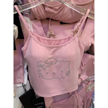 Áo Crop Top Plus Size 1.500kg Đệm Ngực Retro Mỹ Ôm Sát Siêu Dễ Thương Giá 258.487₫ 6