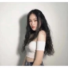 Áo croptop trễ vai ôm body tay ngắn phối bèo thun tăm - Poone Shop, kèm quà tặng dây chuyền thời trang 3