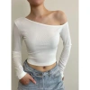 Áo Crotop Tay Dài Lệch Vai Thời Trang Cá Tính Big Size Giá Ưu Đãi 33.550đ 3