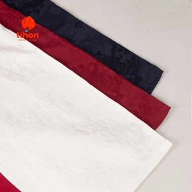 Áo dài bé trai TIHON cao cấp gấm nhung chéo mềm mại, họa tiết in thêu sắc nét - Giá chỉ 247.000₫