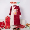 Áo dài bé trai TIHON cao cấp gấm nhung chéo mềm mại, họa tiết in thêu sắc nét - Giá chỉ 247.000₫ 10