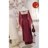 Áo dài cách tân cúp ngực phối choàng vai siêu sang - Linn chỉ 470.000₫ 2