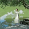 Áo dài cách tân dáng suông tơ thêu Lam Điệp - Thanh lịch, sang trọng, chỉ 470k 3