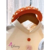 Áo Dài Cách Tân Nữ 4 Tà Xẻ Đính Hoa Cúc Lụa Tơ Da Hồng Gạch Cổ Vuông Tay Lỡ Dự Tiệc Lễ Tết 8