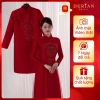 Áo Dài Cưới Đỏ Kết Song Hỷ cho Cô Dâu - Tay Dài, Phom Truyền Thống Durian AC014 Giá 729k