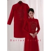 Áo Dài Cưới Đỏ Kết Song Hỷ cho Cô Dâu - Tay Dài, Phom Truyền Thống Durian AC014 Giá 729k 6