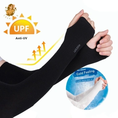 Áo dài không ngón lụa băng mát mẻ, chống UV cho nam nữ - Giá ưu đãi 32.340₫
