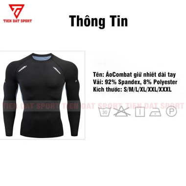 Áo Dài Tay Giữ Nhiệt PRO COMBAT - Sinh Nhiệt, Thoáng Khí, Nhanh Khô, Khóa Nhiệt Nhanh