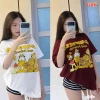 Áo Đôi Nam Nữ Gấu Che Chữ Phong Cách + Áo Thun Nữ Mẫu Mới Hot Trend - Giá 59.214 VND