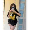 Áo Đôi Nam Nữ Gấu Che Chữ Phong Cách + Áo Thun Nữ Mẫu Mới Hot Trend - Giá 59.214 VND 4