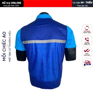 Áo gile công trình 120k - Bảo hộ an toàn, thoáng mát, chịu mài mòn kỹ sư, công nhân