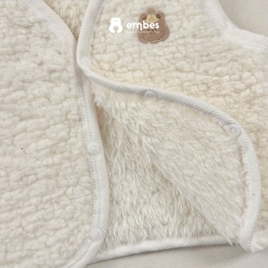 Áo Gile Embees cho Bé sơ sinh 0-9 tháng, lông thêu mềm, ấm áp, giảm giá 148k 5