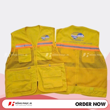 Áo gile kỹ sư bảo hộ lao động in theo yêu cầu - Tối thiểu 5C - Giá 105.000 VNĐ