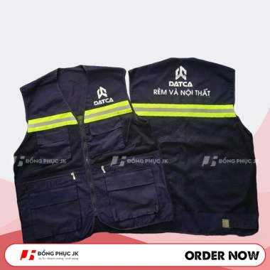Áo gile kỹ sư bảo hộ lao động, may theo yêu cầu, giảm 19% chỉ 105.000 VNĐ, tối thiểu 5 chiếc