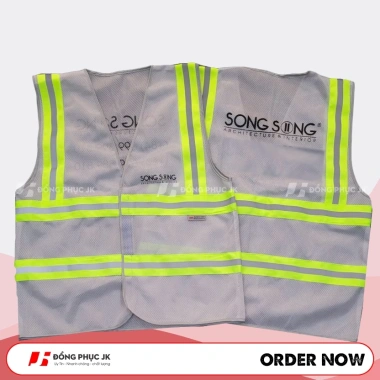 Áo gile lưới công trình – in từ 10 áo, chỉ 50.000đ, giảm 15.000đ, thoáng mát 2 Áo gile lưới công trình – in từ 10 áo, chỉ 50.000đ, giảm 15.000đ, thoáng mát 2