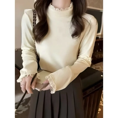 Áo giữ nhiệt cao cấp ren cổ, tay vải xịn, size rộng 38‑80kg, áo dài tay mùa đông, vải dày, thiết kế thời trang, giữ ấm tối ưu – chỉ 62.000₫ 7