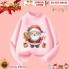 Áo Giữ Nhiệt Ông Già Noel Bé Trai và Bé Gái - CIUCIU KID Vải Zip Lông Mềm 119k 6