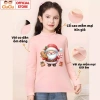 Áo Giữ Nhiệt Ông Già Noel Bé Trai và Bé Gái - CIUCIU KID Vải Zip Lông Mềm 119k 9