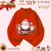 Áo Giữ Nhiệt Ông Già Noel Bé Trai và Bé Gái - CIUCIU KID Vải Zip Lông Mềm 119k 10