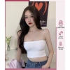 Áo hai dây nữ croptop ôm kiểu ống 2 dây bún cao cấp, giá 79.000đ - Sakura Shop