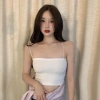 Áo hai dây nữ croptop ôm kiểu ống 2 dây bún cao cấp, giá 79.000đ - Sakura Shop 4