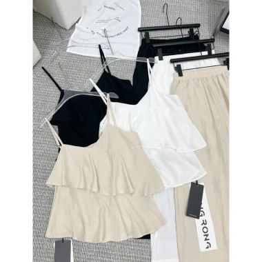 Áo Hai Dây Nữ Vải Đũi Xước Rộng và Babydoll Suông Mùa Hè – Chất Mát Mềm Mịn Không Nhăn 468.689₫ 5