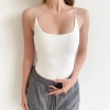 Áo hai dây sợi bún hai lớp, mút ngực giấu đường may cao cấp – Tặng dây chuyền thời trang khi mua 2sp
