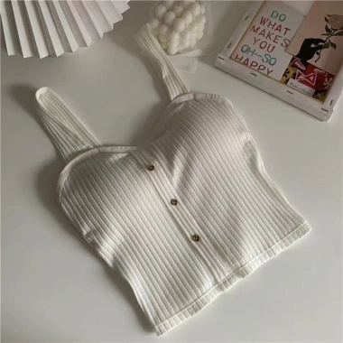 Áo Hai Dây Trơn Màu Vải Tăm Lụa Sớ Nhỏ - Kiểu Dáng Quyến Rũ, Giá 78.999 VND