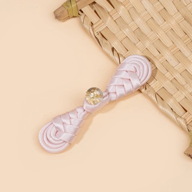 Áo Hanfu Handmade trẻ em khóa sườn xám, nút đường, kèm mũ và hộp quà tặng 3
