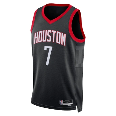 Áo Jersey NBA Houston Rockets Kevin Durant Đen Số 7 - Thích hợp trẻ em và người lớn, giảm giá đặc biệt