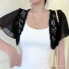 Áo khoác Bolero nữ cỡ lớn trắng đen tay ngắn, ren filipiniana – chỉ 90.468₫ 5