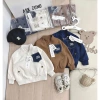 Áo khoác bomber bé trai 2 lớp dày dặn, túi jean BuddyLee vintage sành điệu - 220.900₫