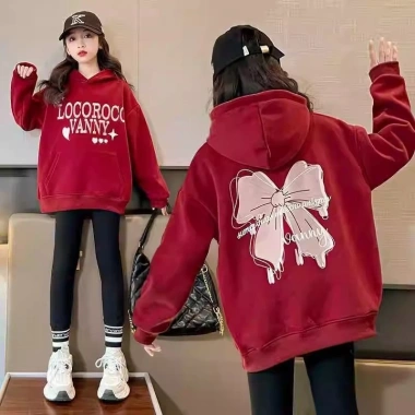 Áo khoác bomber nỉ bông thu đông cho bé gái 6-14 tuổi, 18-52kg, mẫu MAS, siêu ấm, giảm còn 85.000₫